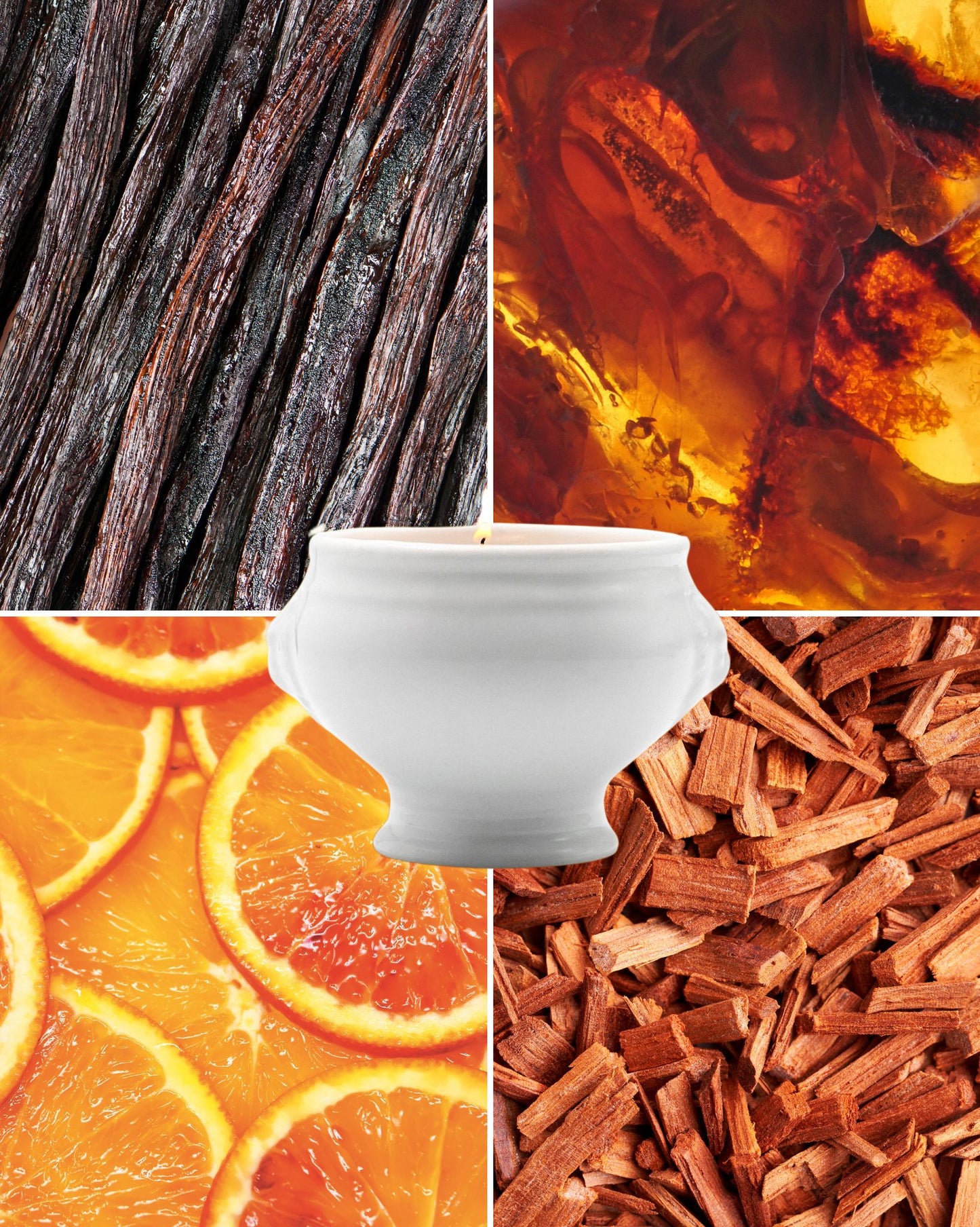 Recharge Bougie Parfumée Ambre – Recentrage chaleureux