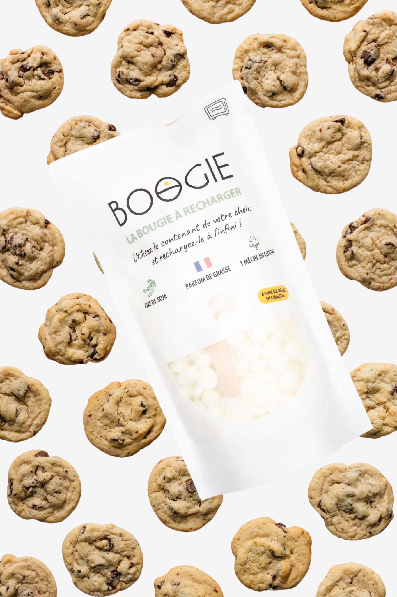 Recharge Bougie Parfumée Cookies Chocolat