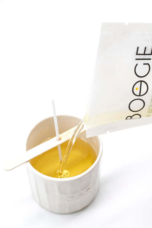 reutiliser un contenant de bougie pour creer une nouvelle bougie