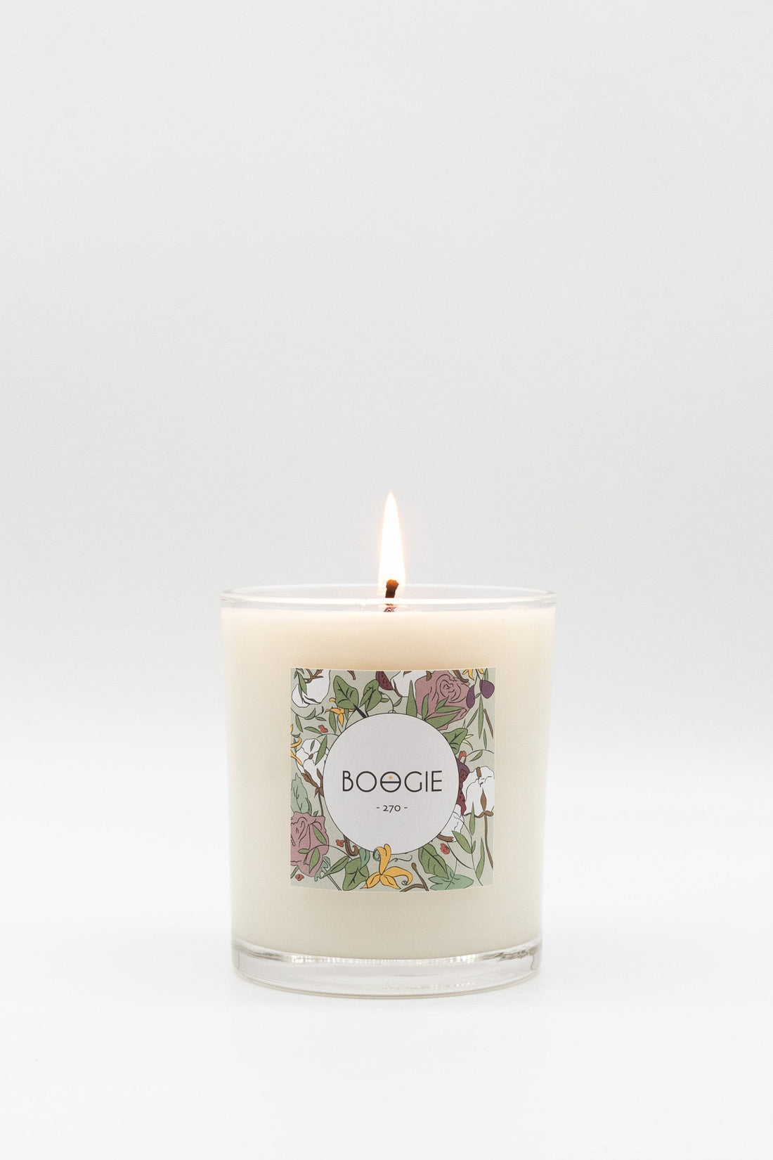 Bougie parfumée prête à être offerte.