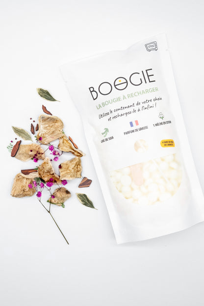 Recharge bougie parfumée Bois de Oud – Mystère intense