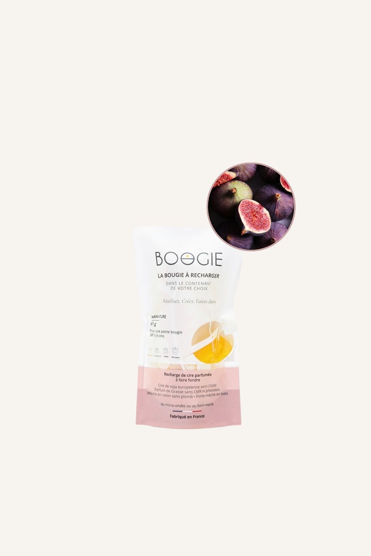 Recharge Bougie Parfumée Figue – Jardin d’été