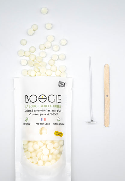 Recharge Bougie Parfumée Fleur d’Oranger – Douceur lumineuse